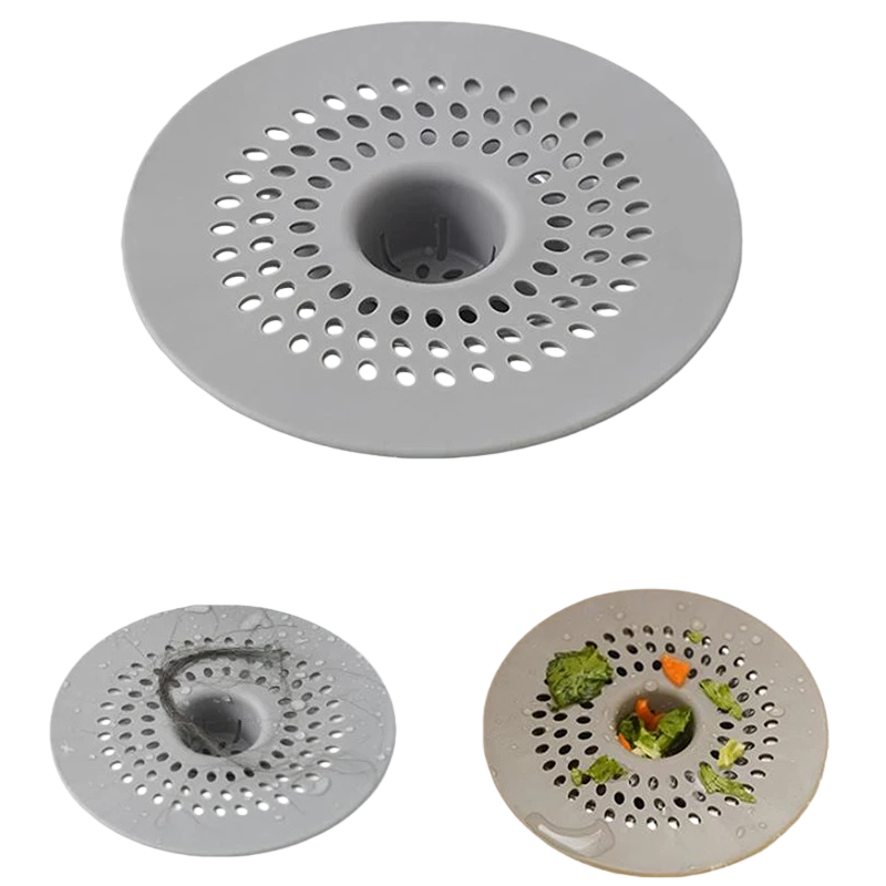 Commercial Kitchen Grease Trap - Anti-blockierender Silikon-Bodenablauf-Aufkleber für Badezimmer, Kanalisation, Haarfilter,