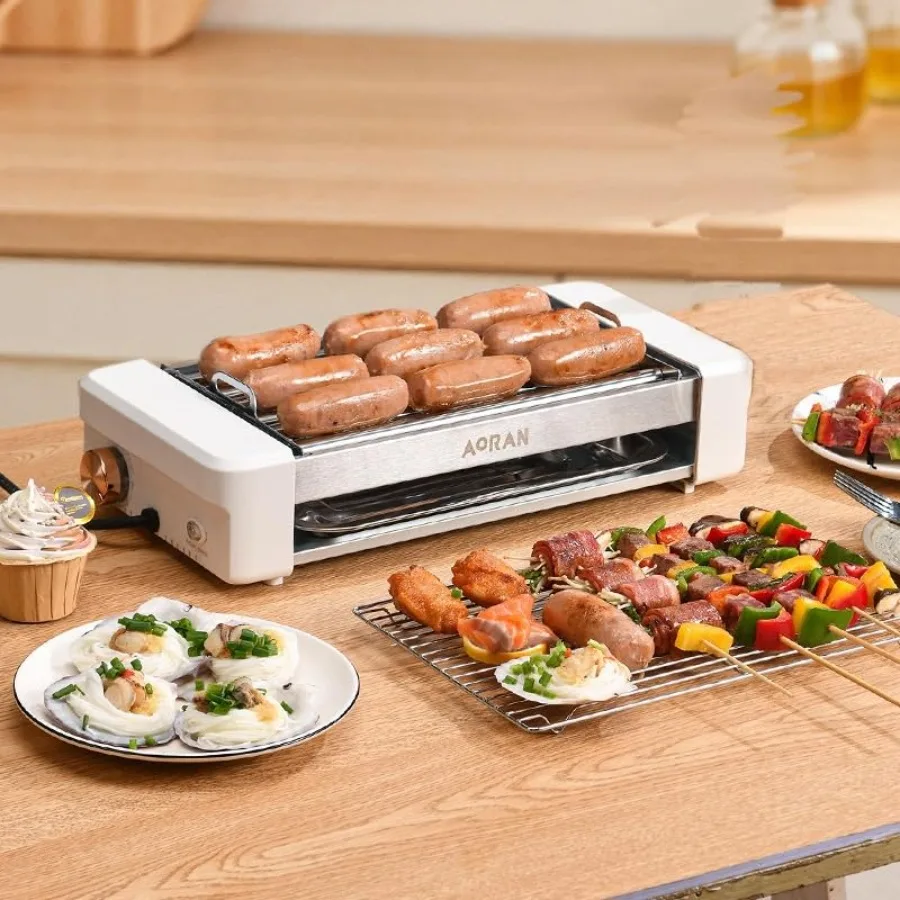 Hot Dog Roller Grill - Multifunktionale rotierende Wurstgrillmaschine, elektrischer Hot-Dog-Rollgrill für