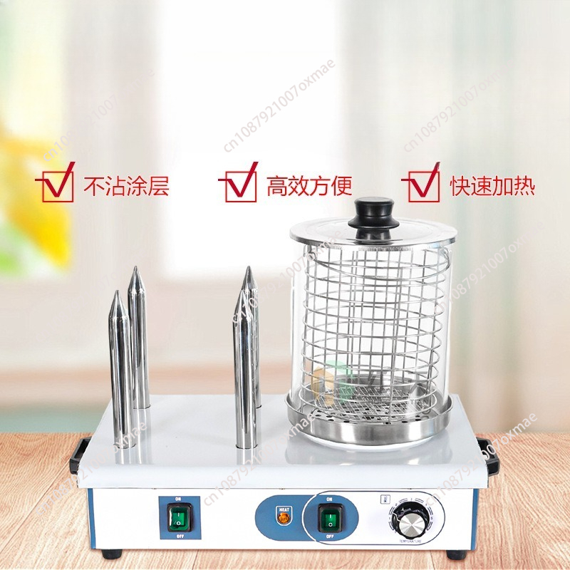 Hot Dog Roller Grill - Brot-Dampfgarer und Wärmer, Chinesische Automatische Wurstgrillmaschine,