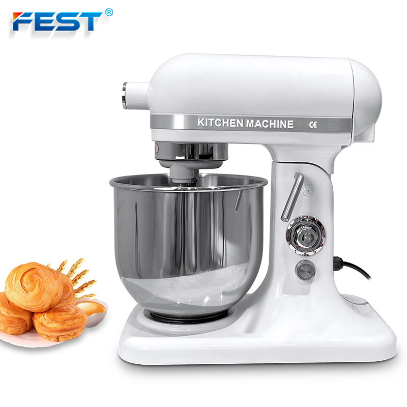 Commercial Kitchen Supplier - Home Kitchen 7-Liter-Edelstahl-Rührschüssel, Teigmischer, Backlieferant, kommerzieller