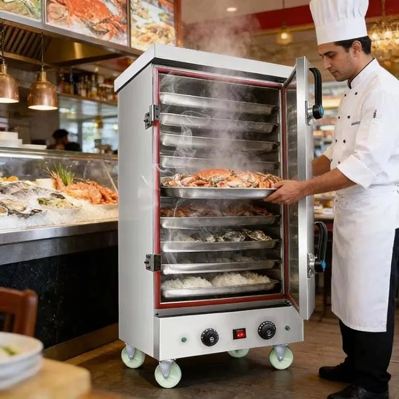Commercial Kitchen Machinery - Gewerbliche Küchenausrüstung Gas-Dampfgarer Industrieller Reisdampfkocher Dampfgarautomat