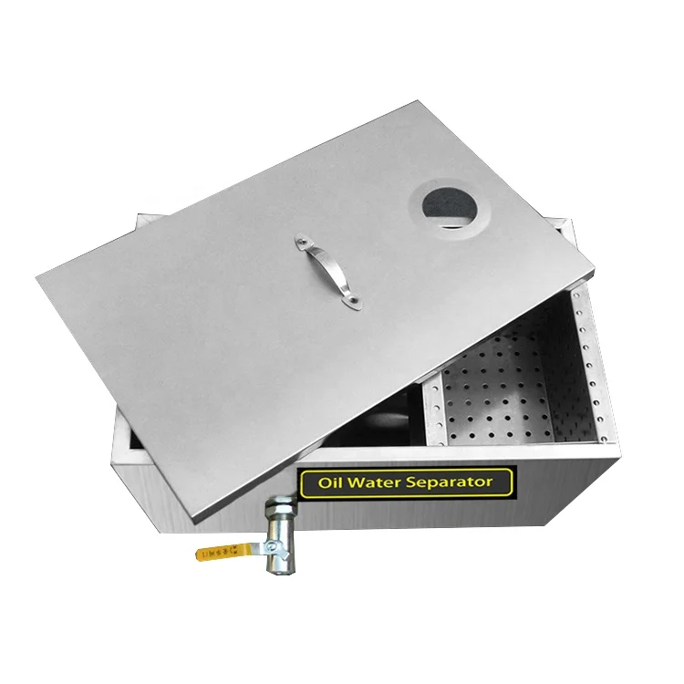 Commercial Kitchen Grease Trap - Öl-Wasser-Abscheider/Gewerblicher Küchen-Fettabscheider aus Edelstahl Neu für