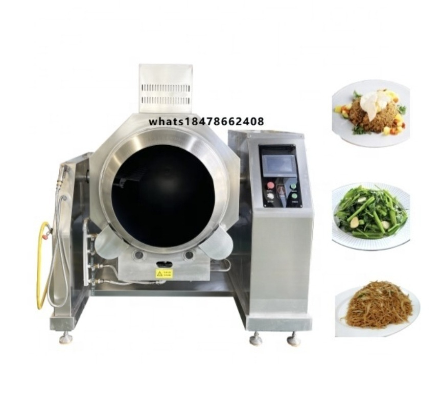 Commercial Kitchen Machinery - Kommerzielle Automatische Reis-Rührbratmaschine mit Rotierender Stahlpfanne