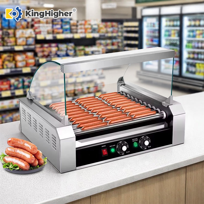 Hot Dog Roller Grill - Neuer Kommerzieller Hot Dog 11-Rollen Elektrischer