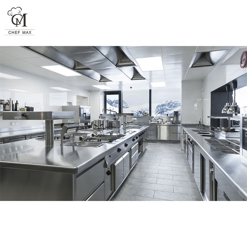Commercial Kitchen Projects - CHEFMAX 5-Sterne-Hotelküchenausrüstung, Restaurant, komplettes Set, Projektdesign,