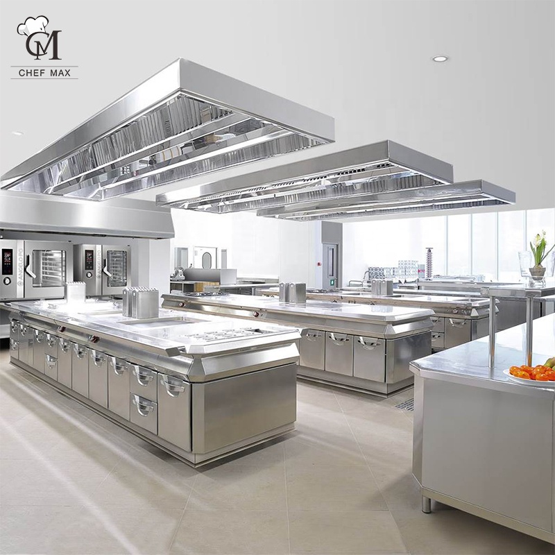 Commercial Kitchen Projects - CHEFMAX Professionelle kommerzielle Restaurant-Küchengeräte Hotel-Küchenprojekt Kommerzielle