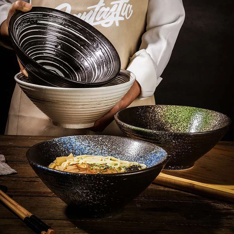 Commercial Kitchen Japanese - Japanische Keramik-Tischware Ramen-Suppen-Nudelschalen Gewerbliche Schüssel für