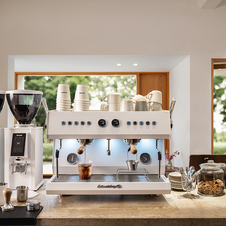 Commercial Espresso Machine - Gemilai G3211A Kommerzielle Espressomaschine, professionelle 2-Gruppen-Barista-Kaffeemaschine