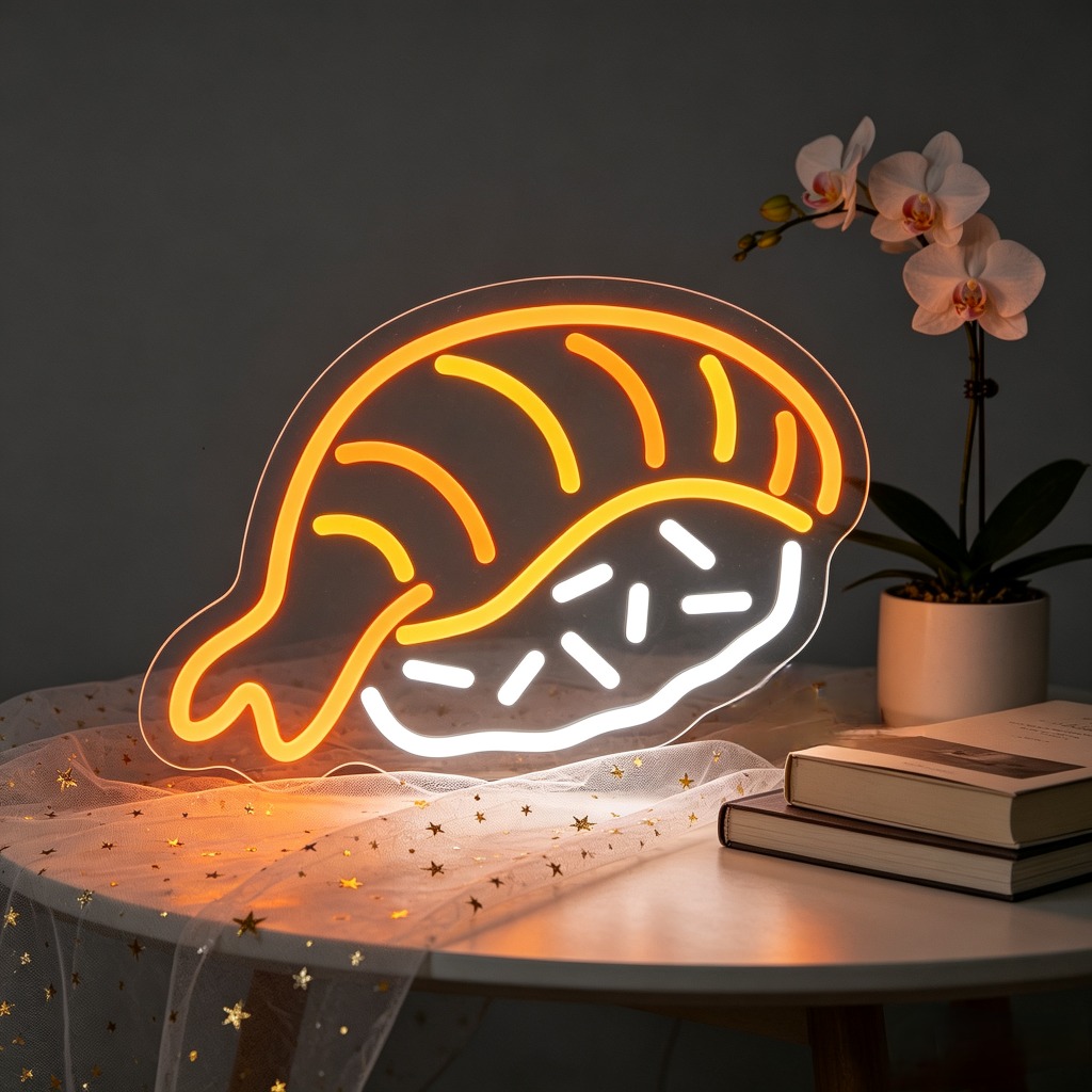 Commercial Kitchen Japanese - Kreatives Sushi LED-Neonlicht USB Dimmbares Wandschild