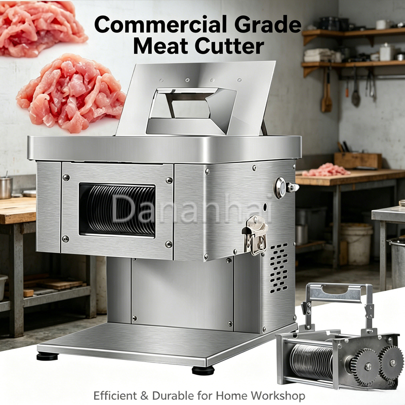 Commercial Kitchen Appliances - Kommerzieller Multifunktions-Fleischschneider Gemüseschneider Frischfood-Prozessor Küchengerät für
