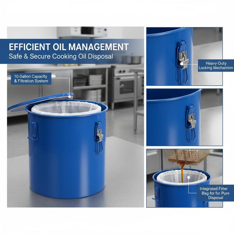 Ölentsorgungsbehälter aus Kohl – Commercial Kitchen Oil Disposal Bewertung und Preis