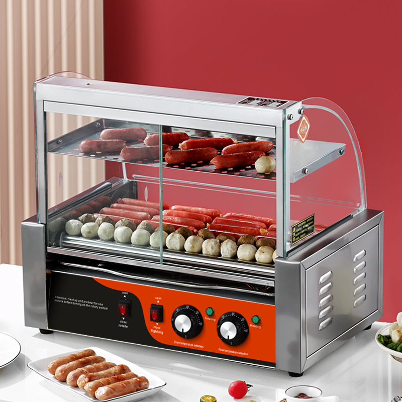 Elektrischer Hotdog- und Wurst – Hot Dog Roller Grill Bewertung und Preis