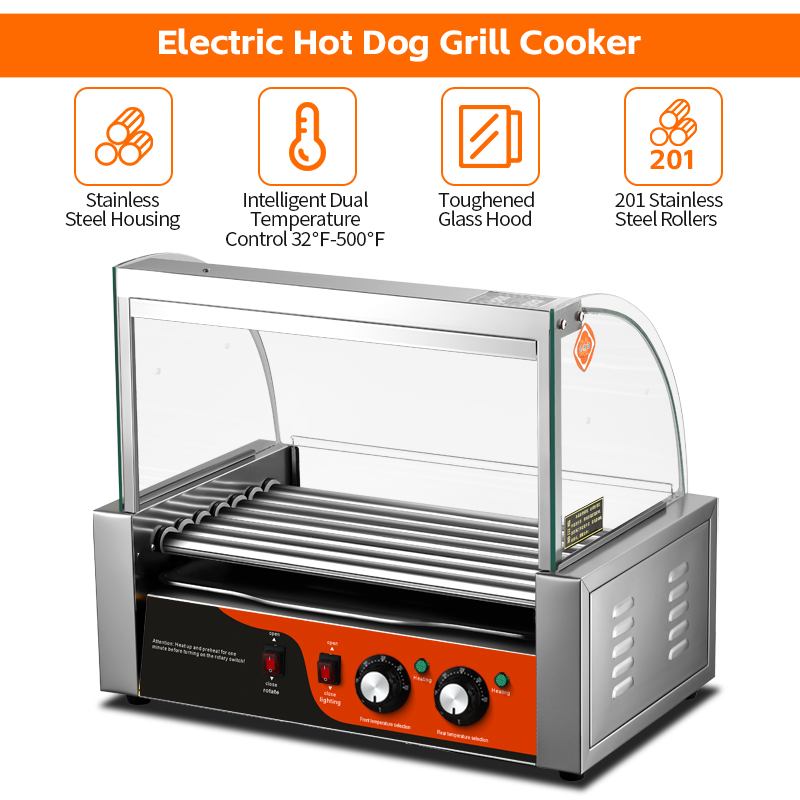 Elektrischer Hotdog- und Wurst – Hot Dog Roller Grill Bewertung und Preis