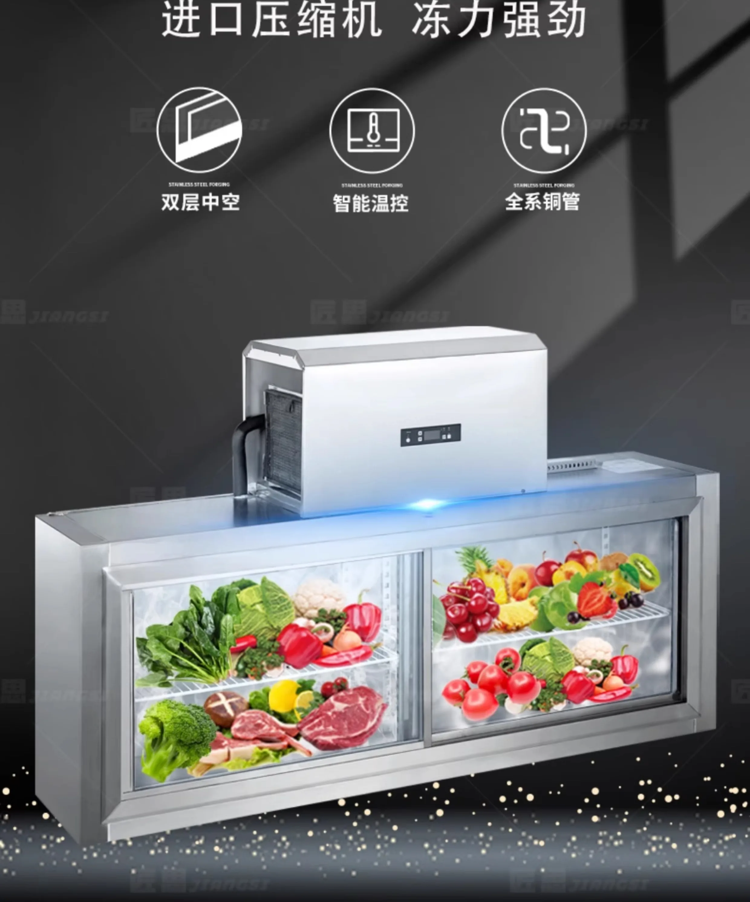 Wandmontierter Gefrierschrank  – Commercial Kitchen Cabinet Bewertung und Preis