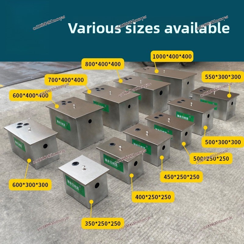 Edelstahl Öl-Wasser-Abscheider – Commercial Kitchen Grease Trap Bewertung und Preis