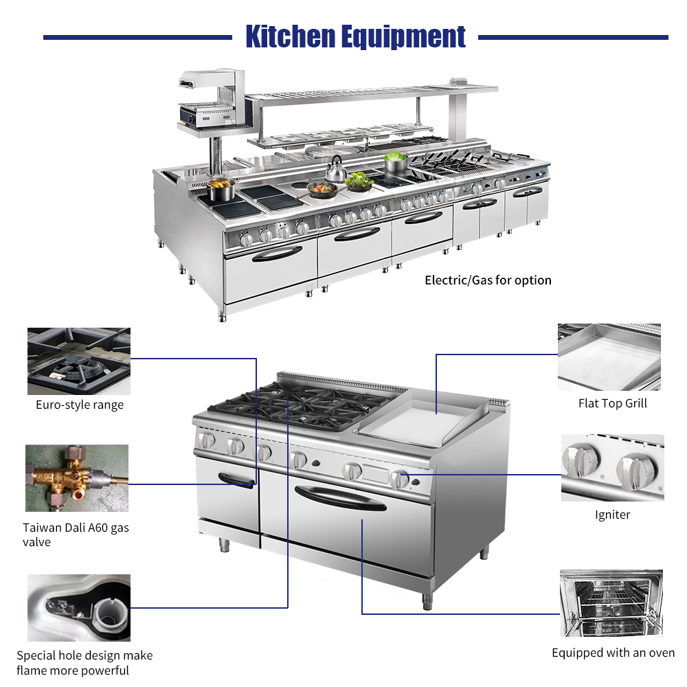 Premium-Hotel-Restaurant-Küche – Commercial Kitchen Machinery Bewertung und Preis