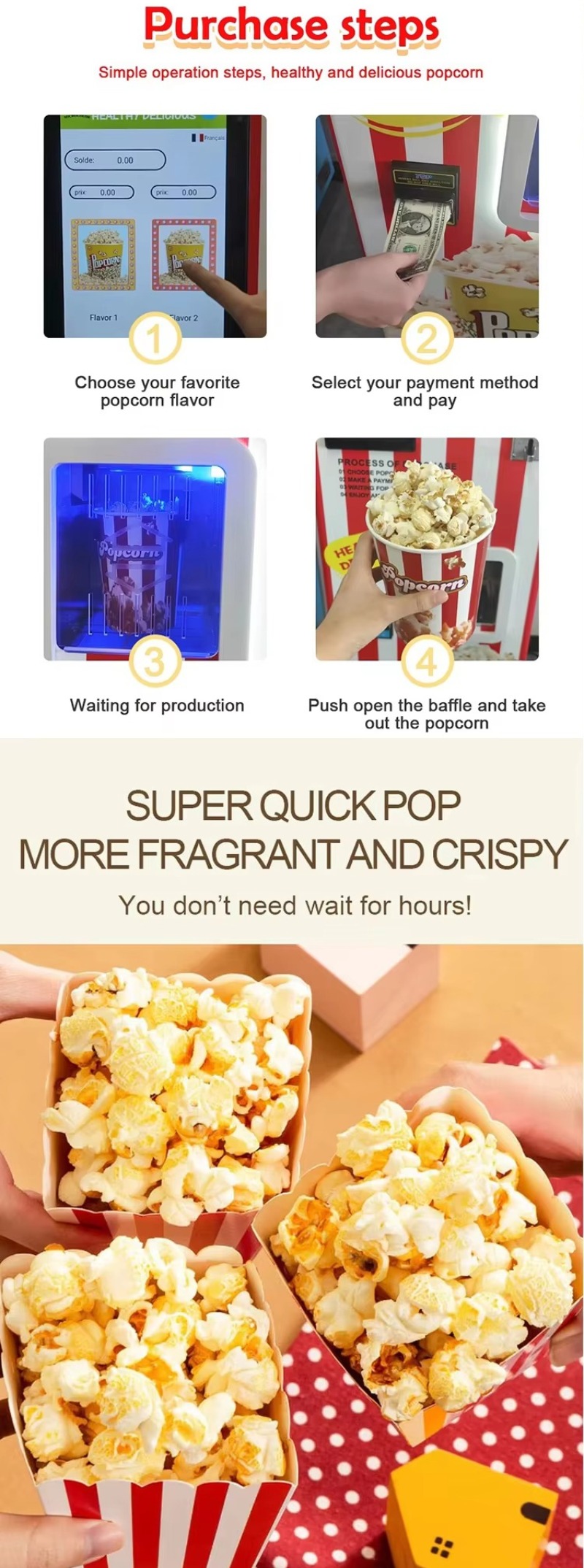 Popcorn-Verkaufsautomat Kommer – Commercial Popcorn Machine Bewertung und Preis