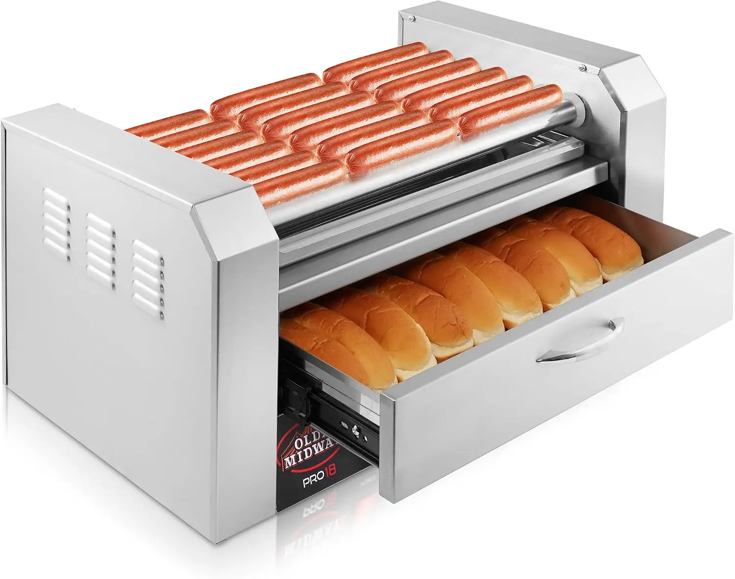 BestsellerElectric 18 Hot Dog  – Hot Dog Roller Grill Bewertung und Preis