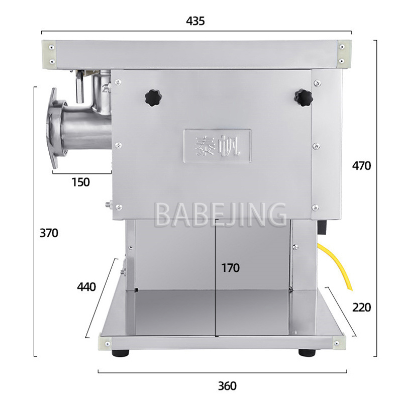 Vollautomatischer elektrischer – Commercial Kitchen Grinder Bewertung und Preis