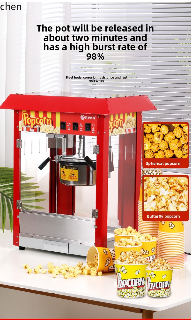 HXL Popcornmaschine Stall Voll – Commercial Popcorn Machine Bewertung und Preis