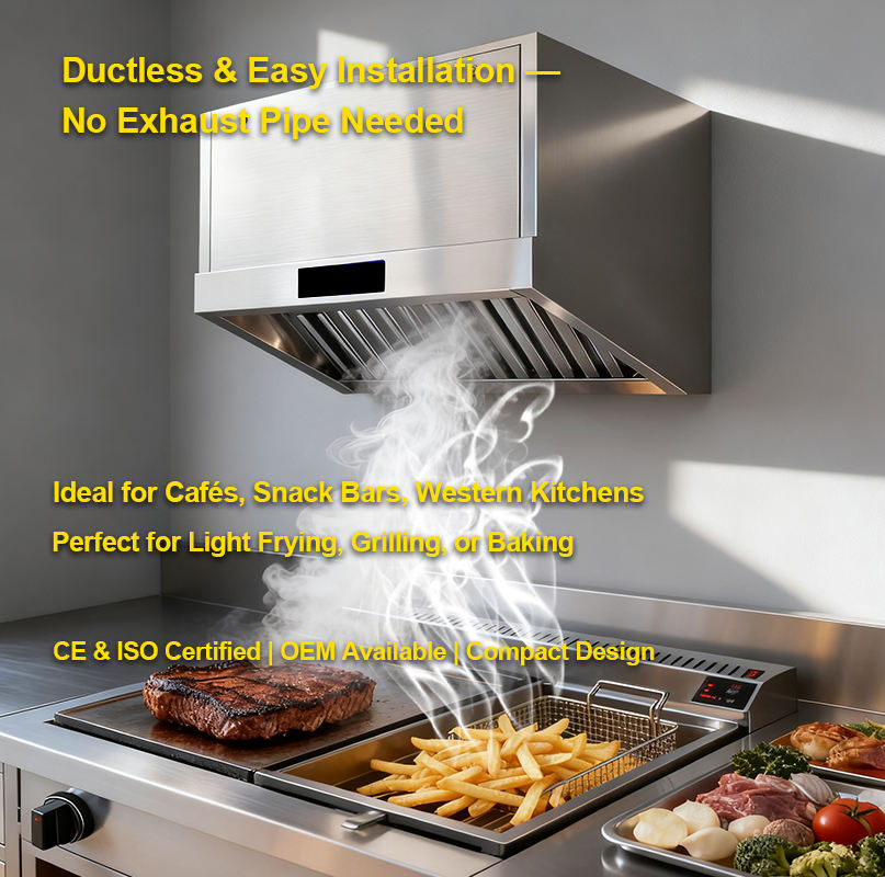 Edelstahl-Smart-Dunstabzugshau – Commercial Kitchen Range Hood Bewertung und Preis
