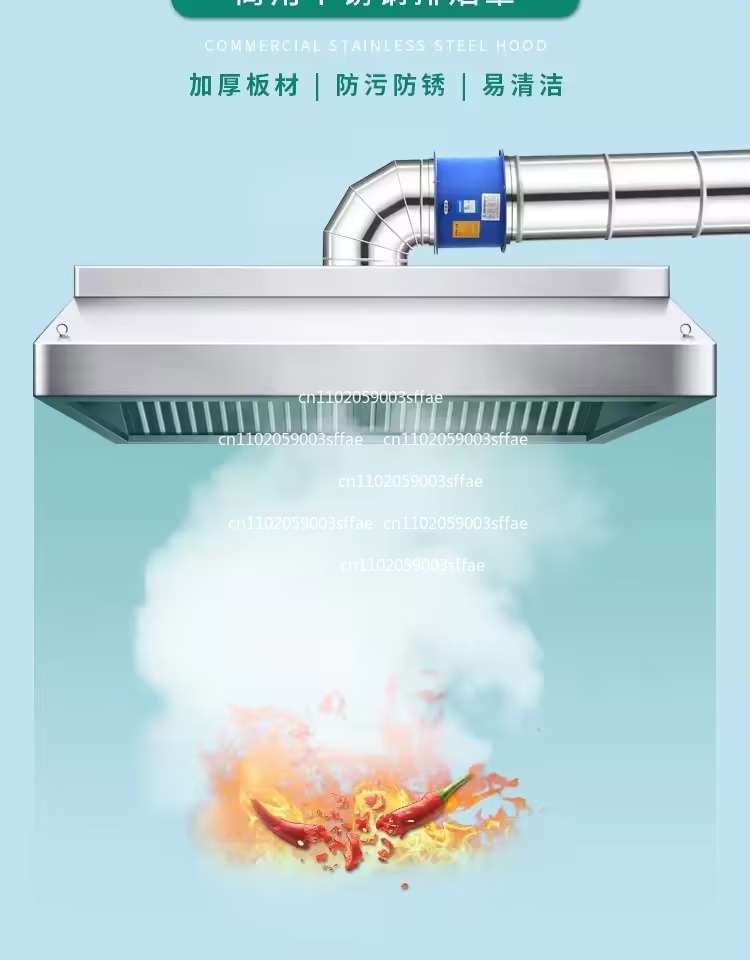 Verdickte Abzugshaube aus Edel – Commercial Kitchen Range Hood Bewertung und Preis