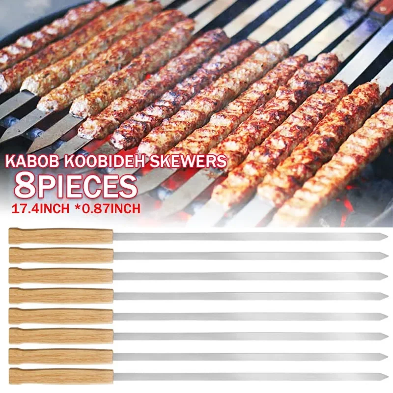 6/8 Stück Kabab Koobideh Spieß – Hot Dog Roller Grill Bewertung und Preis